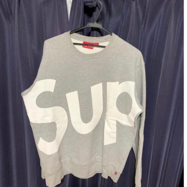 シュプリーム  13AW  Sup Crewneck ビッグロゴスウェット メンズ M