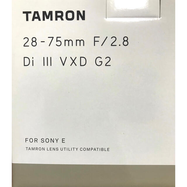 新品 タムロン TAMRON 28 75 2.8 G2 SONY A063