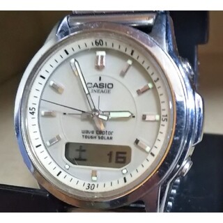 カシオ(CASIO)のCASIO カシオ LINEAGE LCW-100 電波 ソーラー  腕時計(腕時計(アナログ))