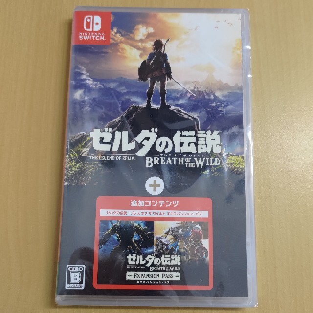 新品未開封◇ゼルダの伝説 ブレスオブザワイルド + エキスパンション 新品未開封◇ゼルダの伝説 ブレスオブザワイルド + エキスパンション