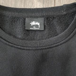 STUSSY ステューシー 花柄 ロゴ スウェット トレーナー 黒 e950