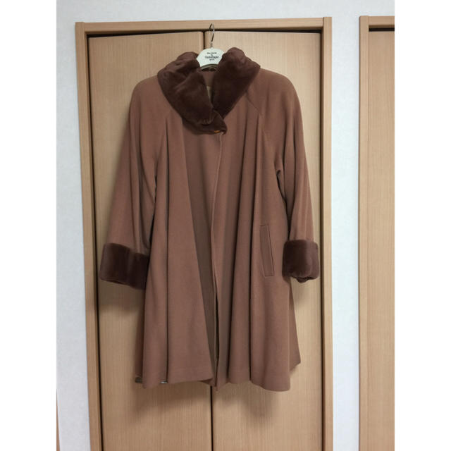 直営店に限定 ミンク&カシミヤコート 毛皮+ファーコート ミンク カシミア コート SAGA FUR