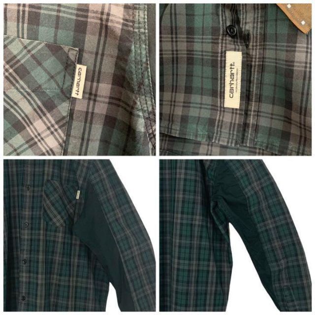 carhartt - 【ネクタイシャツ】カーハート チェック総柄BDシャツ carhartt - 【ネクタイシャツ】カーハート チェック総柄BDシャツ