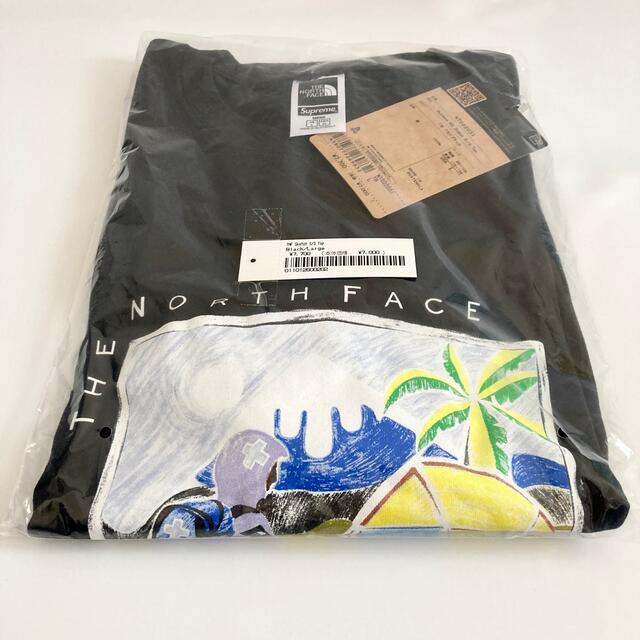 Supreme(シュプリーム)のSupreme The North Face Sketch S/S Top 黒  メンズのトップス(Tシャツ/カットソー(半袖/袖なし))の商品写真