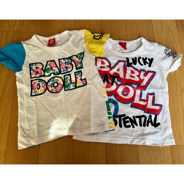 BABYDOLL(ベビードール)のベビードール半袖Tシャツ2枚組 キッズ/ベビー/マタニティのキッズ服男の子用(90cm~)(Tシャツ/カットソー)の商品写真