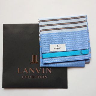 ランバンオンブルー(LANVIN en Bleu)の値下げ LANVIN ランバン ハンカチ 新品・未使用(ハンカチ/ポケットチーフ)