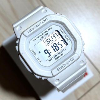 ベビージー(Baby-G)のCASIO Baby-G WHITE レディース 腕時計(腕時計)