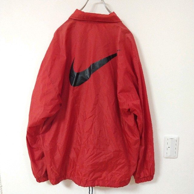希少 】90年代NIKEナイキ 銀タグ白タグ スウッシュ刺繍ロゴ 腕太