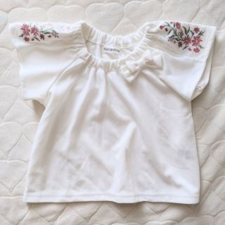 シマムラ(しまむら)のまる様専用☆新品未使用☆バースデイ 刺繍入り半袖Tシャツ 80(Ｔシャツ)