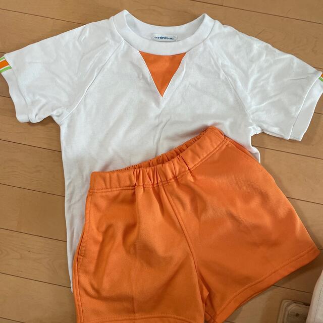 保育園　体操服　KIRINJI オレンジ キッズ/ベビー/マタニティのキッズ服男の子用(90cm~)(その他)の商品写真