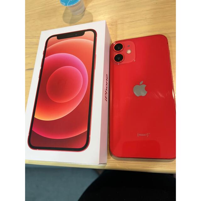 おまけあり!【美品】iPhone 12 mini レッド 128 GB-