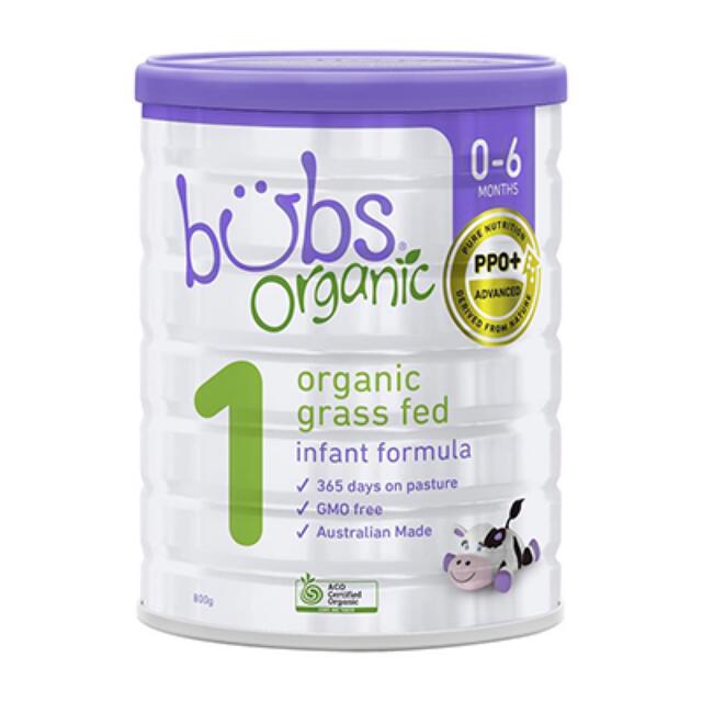 bubs organic バブズオーガニック グラスフェッド粉ミルク ステップ1 キッズ/ベビー/マタニティの授乳/お食事用品(その他)の商品写真