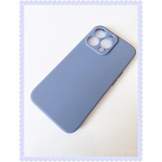 iPhone13☆新品☆くすみ系ブルーグレー　スマホケース(iPhoneケース)
