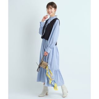 ジャスグリッティー(JUSGLITTY)の最終値下げ！美品♡ジャスグリッティーベストワンピース　(ロングワンピース/マキシワンピース)