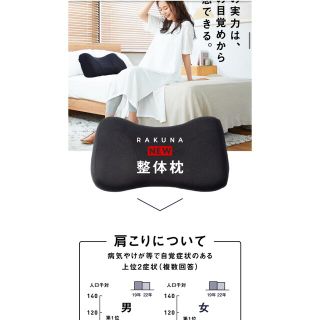 【匿名配送予定】RAKUNA 整体枕　新品未開封(枕)