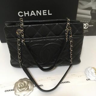 シャネル(CHANEL)の専用♡超美品★ シャネル ショルダーバッグ トート キャビアスキン正規品(ショルダーバッグ)