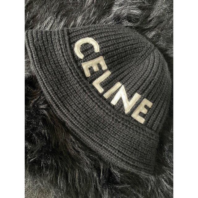 celine(セリーヌ)のセリーヌ　ニットハット帽子 レディースの帽子(ハット)の商品写真