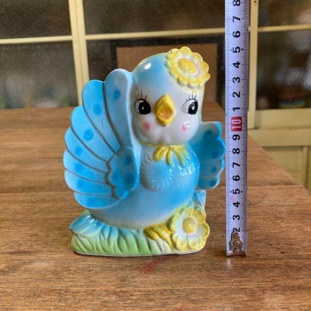 ヴィンテージ陶器1950年BABY BirdプランターブルーLos Angelsの通販 by nazare888's shop｜ラクマ