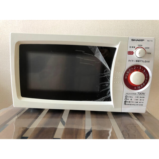 【美品】 SHARP 電子レンジ　RE-T1-W6 60Hz 西日本専用