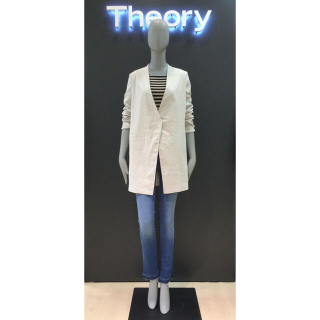 Theory リネンロングジャケット