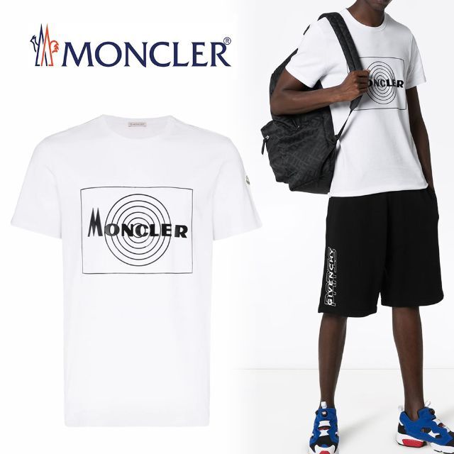 81 MONCLER ロゴワッペン 半袖 Tシャツ size XL