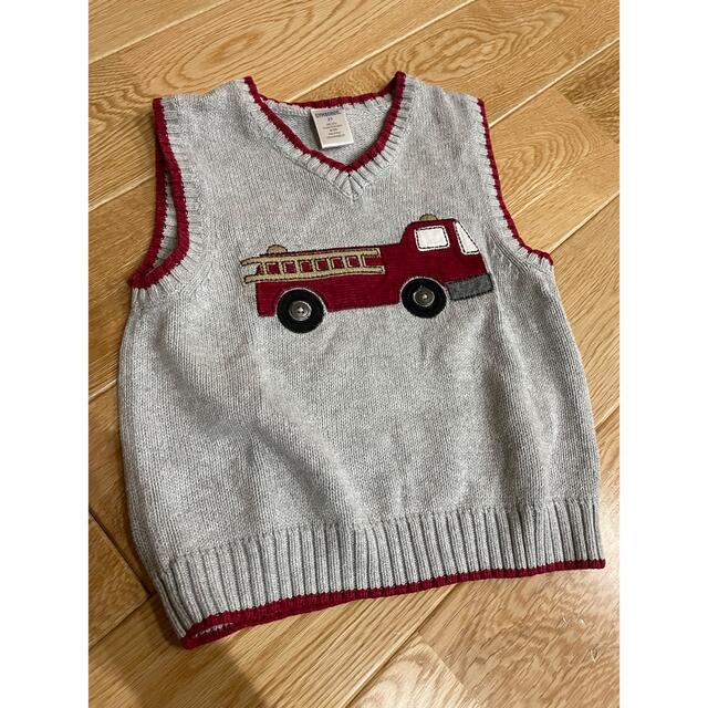 GYMBOREE(ジンボリー)のGymboree ベスト 2T 90 消防車 キッズ/ベビー/マタニティのキッズ服男の子用(90cm~)(ジャケット/上着)の商品写真