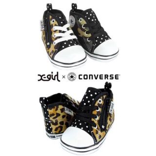 コンバース(CONVERSE)の限定SALE！レア☺︎X-girl☺︎converseコラボスニーカー(スニーカー)