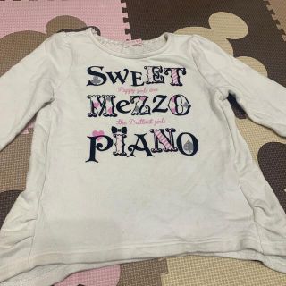 メゾピアノ(mezzo piano)のメゾピアノ　110 トレーナー(Tシャツ/カットソー)