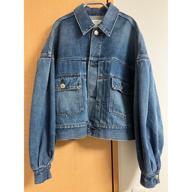 新品HYKE BALLOON SLEEVE DENIM JACKET/TYPE2