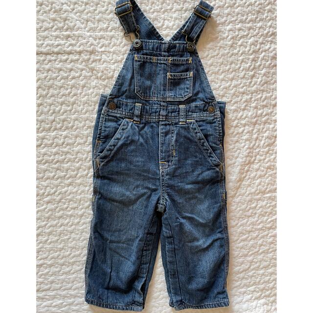 babyGAP(ベビーギャップ)のbaby GAP デニム　オーバーオール キッズ/ベビー/マタニティのベビー服(~85cm)(パンツ)の商品写真