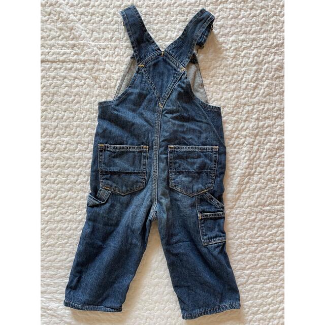 babyGAP(ベビーギャップ)のbaby GAP デニム　オーバーオール キッズ/ベビー/マタニティのベビー服(~85cm)(パンツ)の商品写真