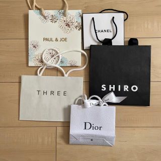 ブランド化粧品　紙袋セット　CHANELなど(ショップ袋)