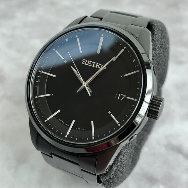 SEIKO(セイコー)の【美品】SEIKO セイコー セレクション SBTM257 ブラック メンズの時計(腕時計(アナログ))の商品写真