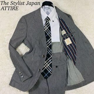 The Stylist Japan - スタイリストジャパン アタイア ロゴ刺繍 スーツ 