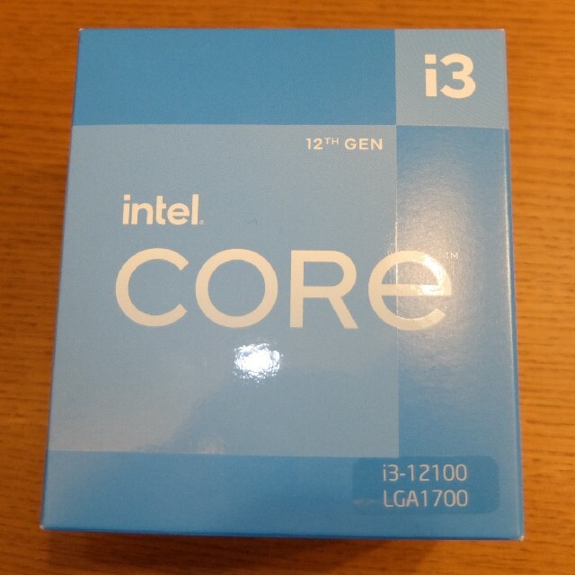core i3 12100 intel 未開封・未使用品PCパーツ