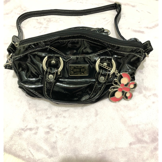 ANNA SUI(アナスイ)のアナスイ　ANNA SUI エナメル調　2way ショルダー　ハンド　バッグ レディースのバッグ(ショルダーバッグ)の商品写真