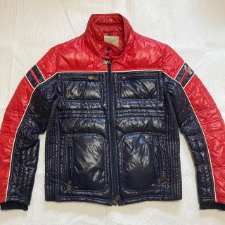 モンクレール(MONCLER)のモンクレール　フルジップライダースダウンジャケット(ダウンジャケット)