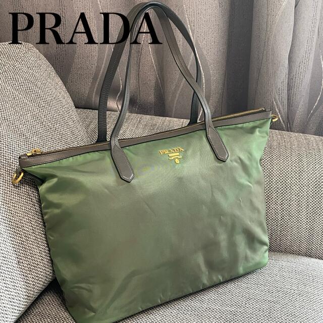 美品】PRADA プラダ テスートナイロン トートバッグ A4可 - トートバッグ