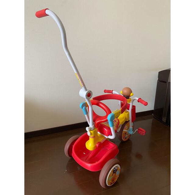 アンパンマン - アンパンマン 三輪車 折り畳み 一部破損有りの