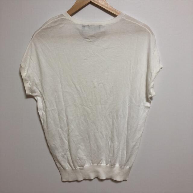 theory(セオリー)のドルマンスリーブ　Tシャツ　コットン100% ホワイト レディースのトップス(カットソー(半袖/袖なし))の商品写真