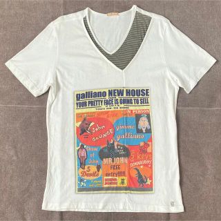 GALLIANO - 【galliano】(ガリアーノ) 希少 Tシャツ メンズS