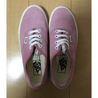 ヴァンズ(VANS)の☆VANSピンク スェードスニーカー☆(スニーカー)