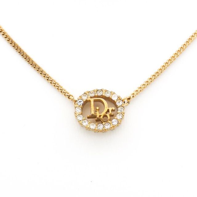 Christian Dior(クリスチャンディオール)の《希少》Christian Dior ネックレス ストーン ゴールド オールド レディースのアクセサリー(ネックレス)の商品写真