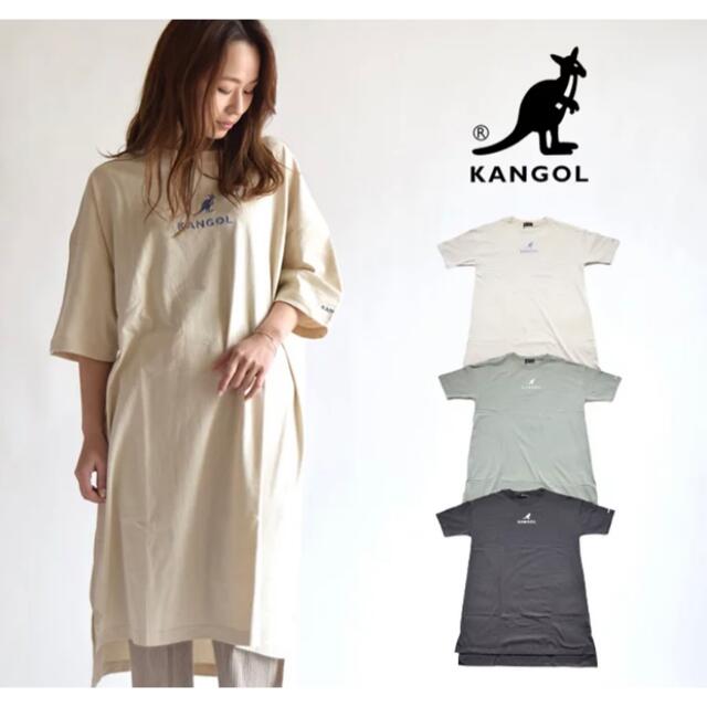 KANGOL(カンゴール)のKANGOL Tシャツワンピース レディースのトップス(Tシャツ(半袖/袖なし))の商品写真