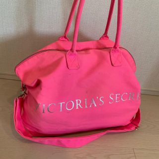 ヴィクトリアズシークレット(Victoria's Secret)のビクトリアシークレット  蛍光ピンク　トートバッグ　ボストンバッグ　ママバッグ(ボストンバッグ)