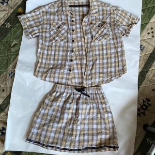 女の子上下セット　ピンクラテ　夏服(その他)