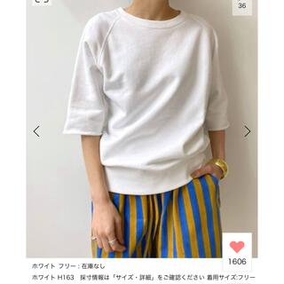 アパルトモンドゥーズィエムクラス(L'Appartement DEUXIEME CLASSE)の【新品タグ付】 L'Appartement  Half Sleeve Sweat(Tシャツ(半袖/袖なし))