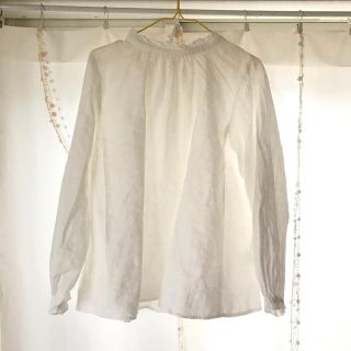 ネストローブ(nest Robe)のnest robe スタンドフリルブラウス(シャツ/ブラウス(長袖/七分))