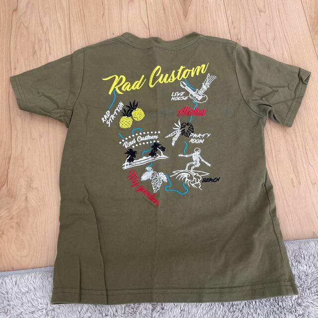 RAD CUSTOM(ラッドカスタム)のラッドカスタム☺︎刺繍Tシャツ120cm美品 キッズ/ベビー/マタニティのキッズ服男の子用(90cm~)(Tシャツ/カットソー)の商品写真