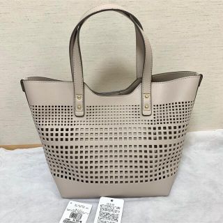 インディヴィ(INDIVI)のINDIVI トートバッグ 美品　グレー(トートバッグ)